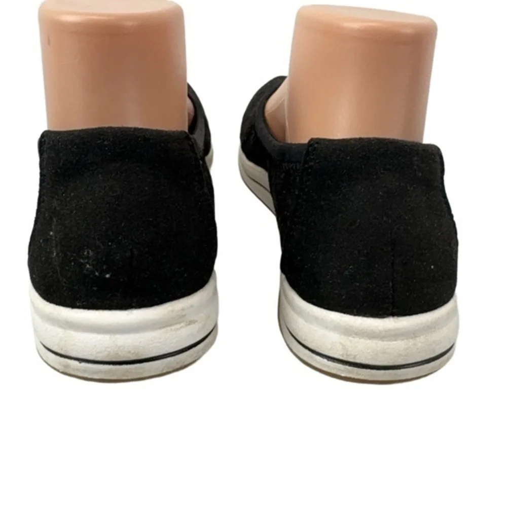 Clarks Cloudsteppers Womens 7M‎ Black Breeze Roam Slip-On Shoes Flats